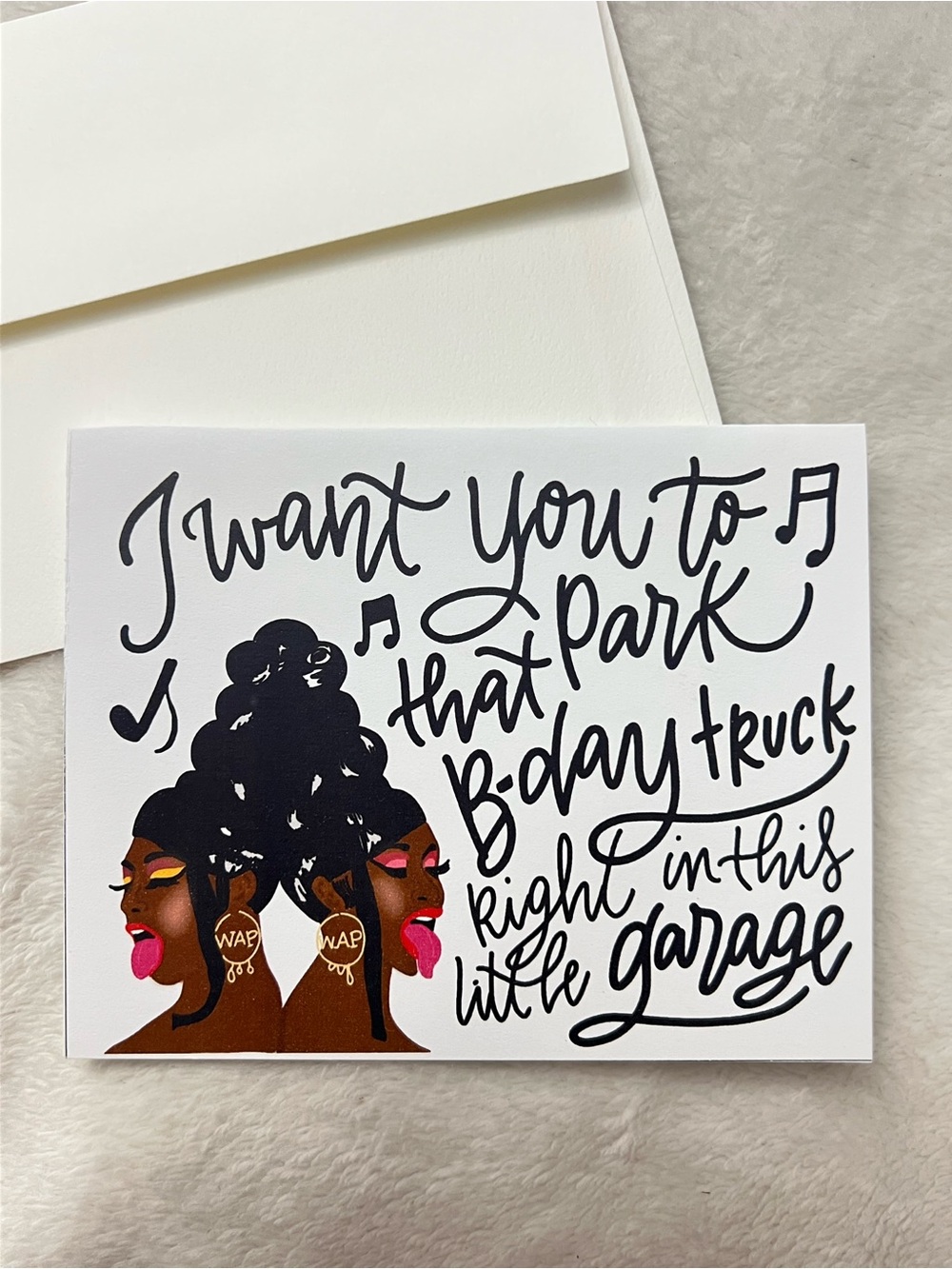 Cardi B Greeting Card